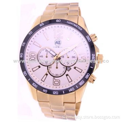 Hot Sale Brand Metal Watch with 5ATM Waterproof, CE, RoHS Marks